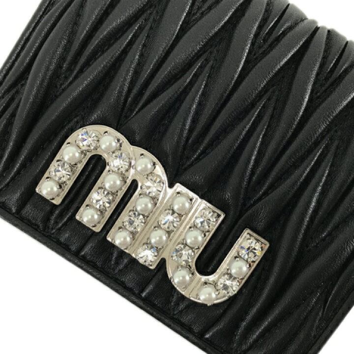 楽天市場】ミュウミュウ MIU MIU レディース 2つ折り財布 ミニ財布 