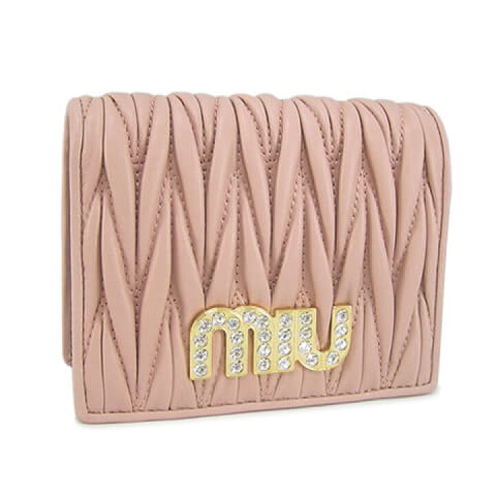楽天市場】ミュウミュウ MIU MIU レディース 2つ折り財布 サイフ  