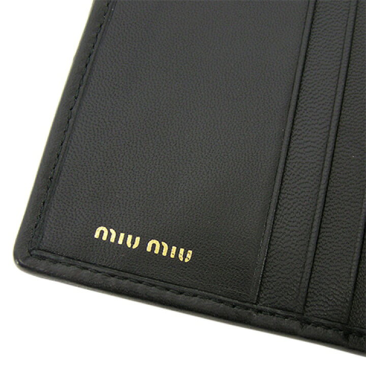 楽天市場】ミュウミュウ MIU MIU レディース 3つ折り財布 サイフ  