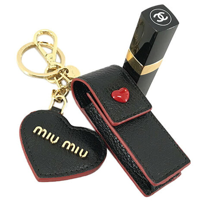 楽天市場】ミュウミュウ MIU MIU レディース リップケース＆キーリング  