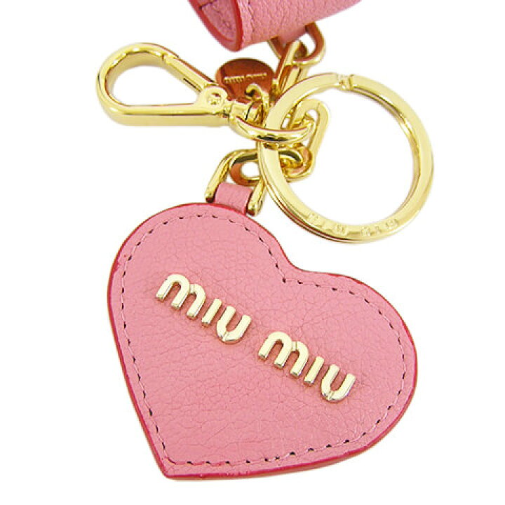 楽天市場】ミュウミュウ MIU MIU レディース リップケース＆キーリング 