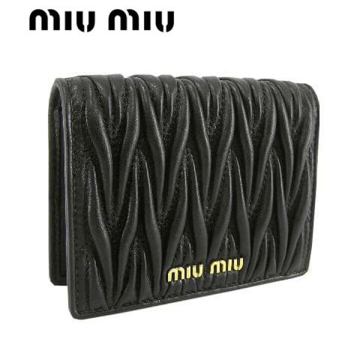 楽天市場】ミュウミュウ MIU MIU レディース 2つ折り財布 サイフ  