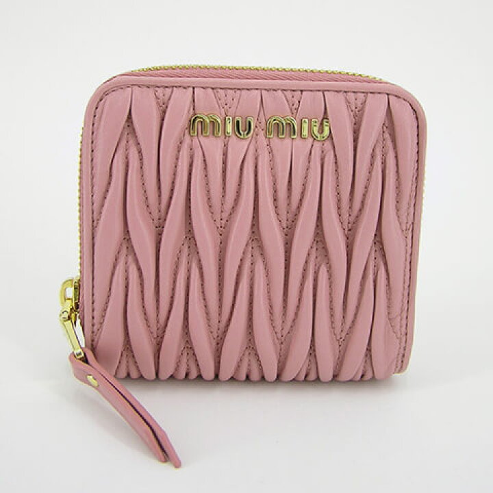 楽天市場】ミュウミュウ MIU MIU レディース 2つ折り財布 サイフ 