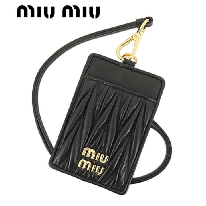 楽天市場】ミュウミュウ MIU MIU レディース カードケース MATELASSE 