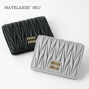 �~���E�~���E MIU MIU ���f�B�[�X 2�܂���z MATELASSE' MIU 5MV204 AFPP NERO �u���b�N F0002 GLICINE F0230 miumiu �}�g���b�Z �}�e���b�Z �~���E �E�H���b�g �܍��z �~�j���z ���� �v���[���g �a���� �N���X