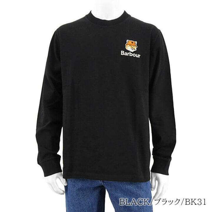 楽天市場】メゾンキツネ MAISON KITSUNE メンズ 長袖Tシャツ BARBOUR 