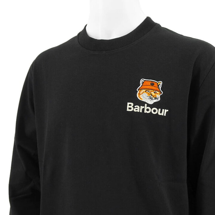 楽天市場】メゾンキツネ MAISON KITSUNE メンズ 長袖Tシャツ BARBOUR 