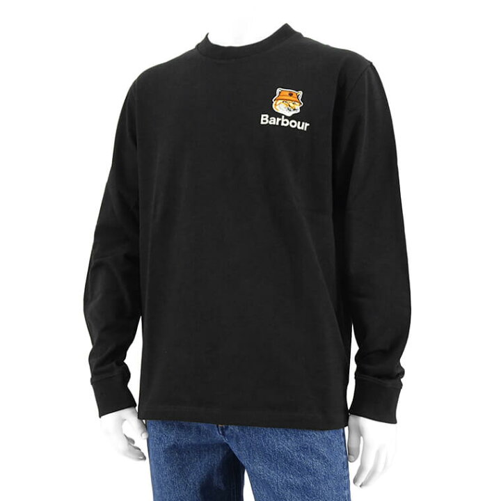 楽天市場】メゾンキツネ MAISON KITSUNE メンズ 長袖Tシャツ BARBOUR 