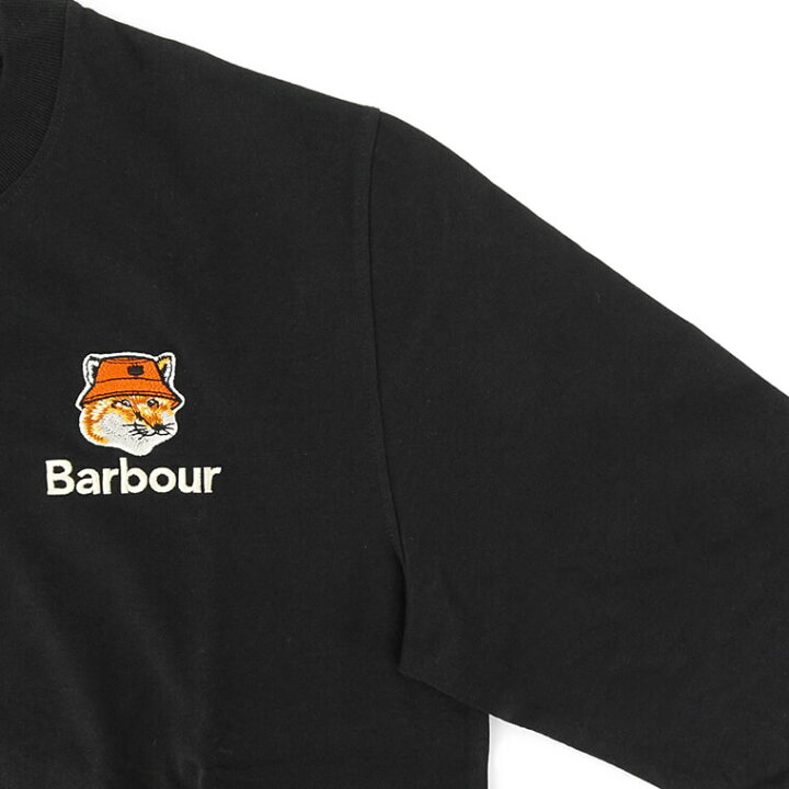 楽天市場】メゾンキツネ MAISON KITSUNE メンズ 長袖Tシャツ BARBOUR 