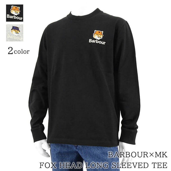 楽天市場】メゾンキツネ MAISON KITSUNE メンズ 長袖Tシャツ BARBOUR 