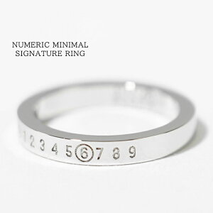 GGVbNX ]}WF MM6 Maison Margiela fB[X Y O NUMERIC MINIMAL SIGNATURE RING SM6UQ0059 P6469 Vo[ 951 j[bN ~j} VOl`[ O w ANZT