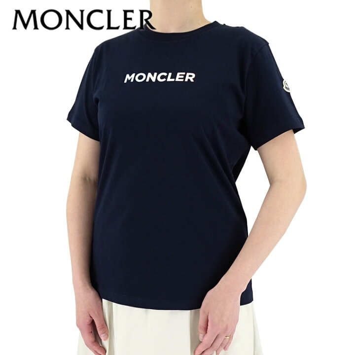 モンクレールキッズ ロゴTシャツ12A ネイビー｜Tシャツ 