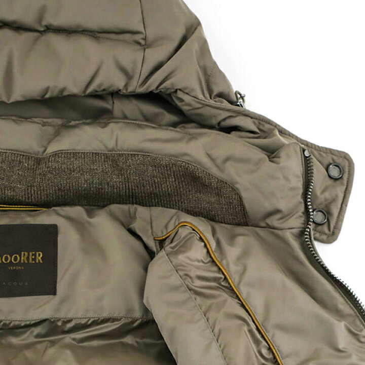 楽天市場】ムーレー MooRER メンズ ダウンベスト FIRE WK グレージュ 