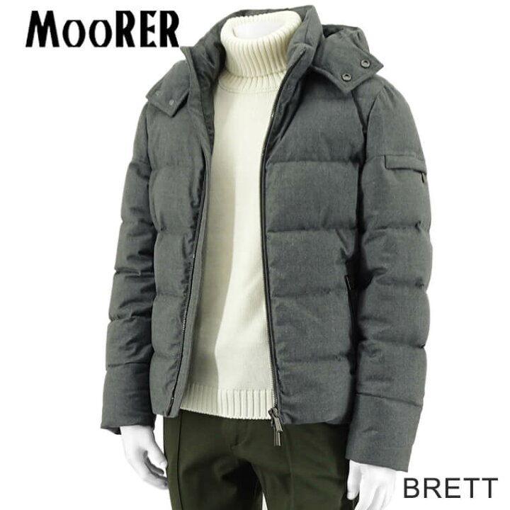 楽天市場】ムーレー MooRER メンズ ウールダウンジャケット BRETT LL  