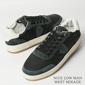 �t�B���b�v���f�� PHILIPPE MODEL �����Y �X�j�[�J�[ NICE LOW MAN WEST MIXAGE VNLU WX05 �u���b�N NOIR �V���[�Y �C ���[�J�b�g ���[�X�A�b�v �v���[���g �a���� �N���X�}�X �o�����^�C�� ���̓�