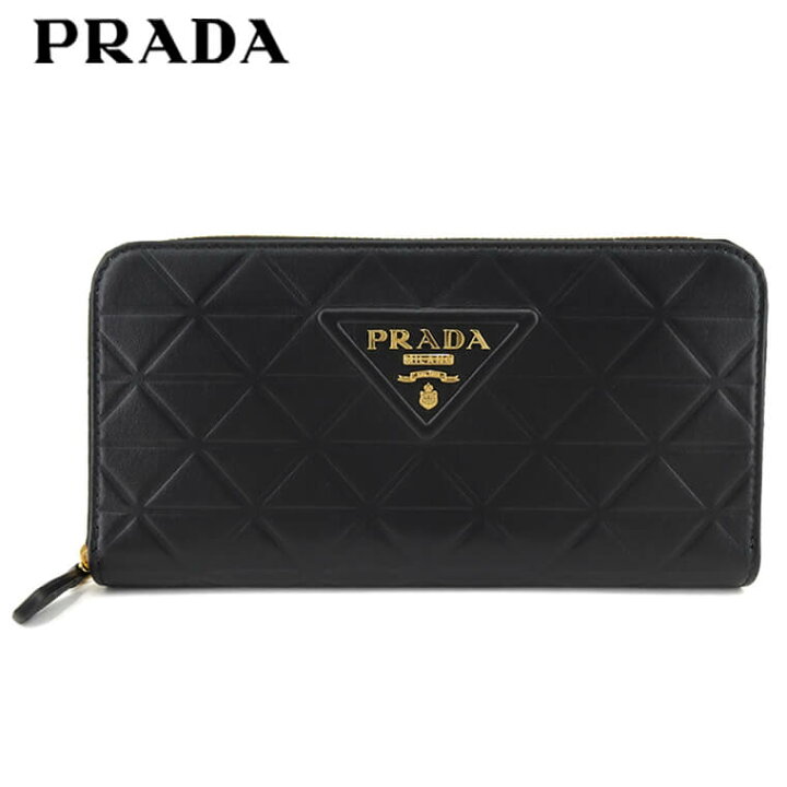 楽天市場】プラダ PRADA レディース 長財布 SOFT CALF TRIAN 1ML506  