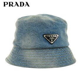 プラダ PRADA メンズ ハット DENIM USED 2HC137 12K1 LIGHT BLUE ライトブルー F0V3N デニム バケットハット トライアングルロゴ 帽子 小物 プレゼント 誕生日 バレンタイン クリスマス