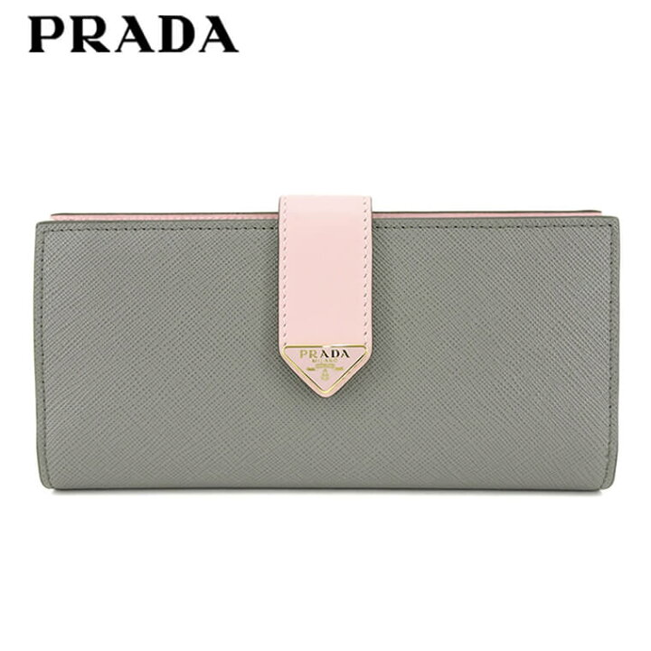 楽天市場】プラダ PRADA レディース 2つ折り長財布 SAFFIANO TAB 