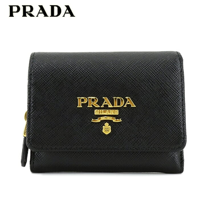 楽天市場】プラダ PRADA レディース 3つ折り財布 SAFFIANO METAL 