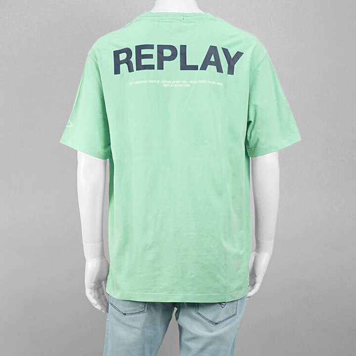 楽天市場】リプレイ REPLAY メンズ Tシャツ M6815 22662G ネイビー 277 