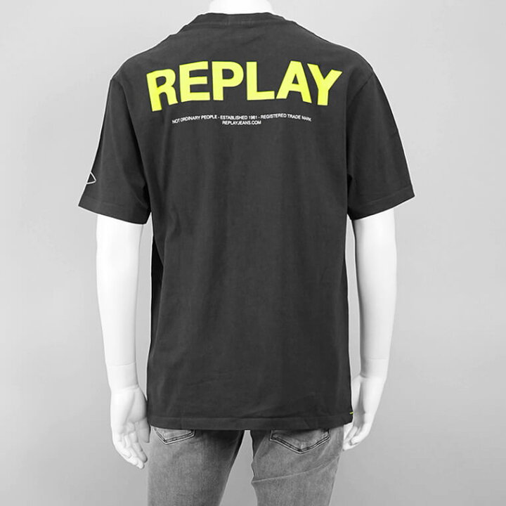 楽天市場】リプレイ REPLAY メンズ Tシャツ M6815 22662G ネイビー 277  