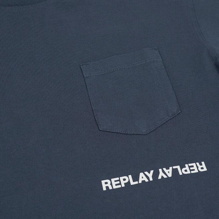楽天市場】リプレイ REPLAY メンズ Tシャツ M6815 22662G ネイビー 277 