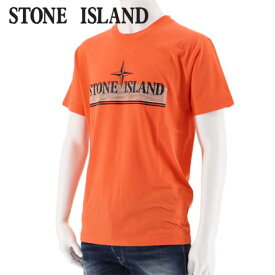 ストーンアイランド STONE ISLAND メンズ Tシャツ 76152NS92 ORANGE オレンジ V0032 クルーネック 半袖 【プレミアムSTOCK-22SS】
