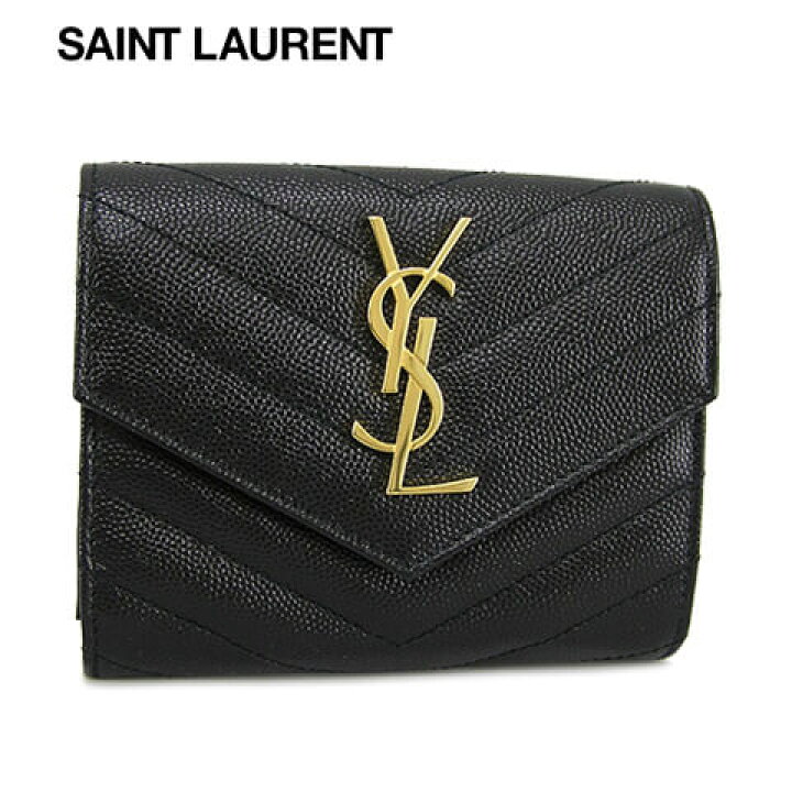 楽天市場】サンローラン SAINT LAURENT レディース 3つ折財布 サイフ  
