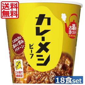 送料無料 日清食品 カレーメシビーフ 107g×3箱 【18個】