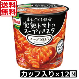 送料無料 クノール スープデリ まるごと1個分 完熟トマトのスープパスタ×12個【2ケース】スープDELI 味の素