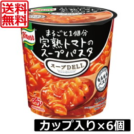 送料無料 クノール スープデリ まるごと1個分 完熟トマトのスープパスタ×6個【1ケース】スープDELI 味の素