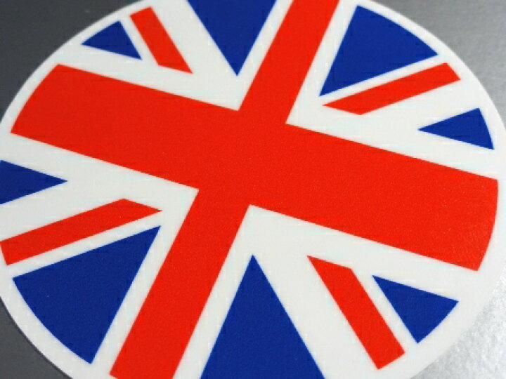 ユニオンジャック缶バッジ　直径15cmほど　イギリス　英国　UK