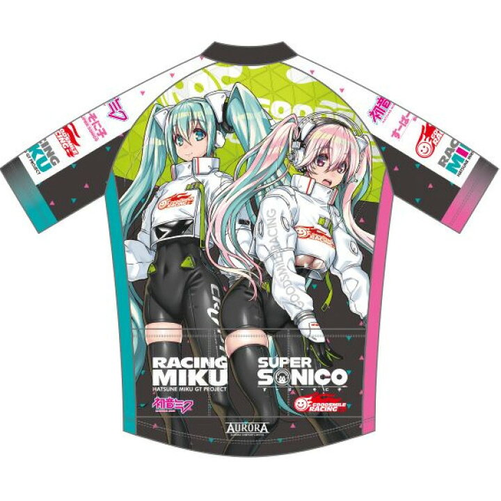 楽天市場 Kasoku サイクルジャージ レーシングミク 22 すーぱーそに子コラボver 予約商品 ワールドサイクル ウェアハウス