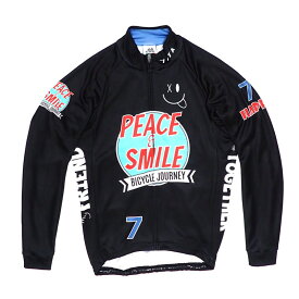 セブンイタリア Peace & Smile LS Jersey ブラック