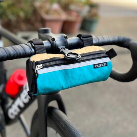 オーストリッチ POTARIフロントバッグ コンパクト ピーコックグリーン/ブラウン 2023限定