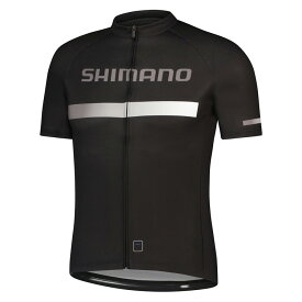 シマノ LOGO ショートスリーブジャージ ブラック 春夏 SHIMANO