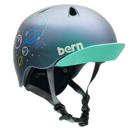 バーン NINO（ニーノ） メタリックスペーススプラット キッズ向けボーイズヘルメット (推奨年齢2-6歳)