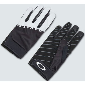 �I�[�N���[ ICON CLASSIC ROAD GLOVE �u���b�N/�z���C�g �^�b�`�p�l���Ή�