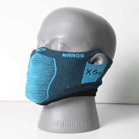 ナルー X5s ブラック／ブルー スポーツ用フェイスマスク アーリーウィンターモデル