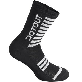 ドットアウト Stripe Sock 910.ブラック/ホワイト