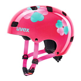 ウベックス KID 3 ピンクフラワー ヘルメット UVEX