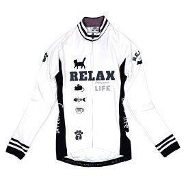 セブンイタリア Relax Cat Lady LS Jersey ホワイト レディース