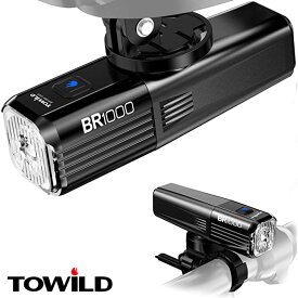 【即納】トゥワイルド BR1000 ヘッドライト リモコン無し ブラック USB-TYPE-C充電 TOWILD
