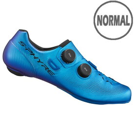 シマノ RC9(SH-RC903) ブルー ノーマルタイプ SPD-SL シューズ