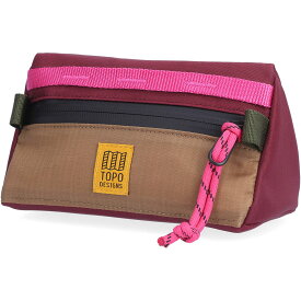 【即納】Topo Designs MINI BIKE BAG MOUNTAIN バーガンディ/ダークカーキ