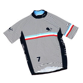 セブンイタリア Classic 7 Jersey ホワイト/ネイビーストライプ