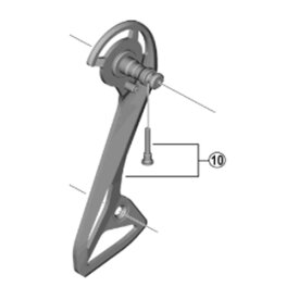 [10]右プレート ＆ 抜止めボルト