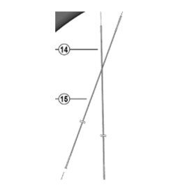 [15]左スポーク（244mm）