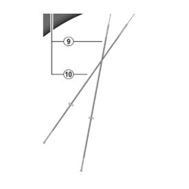 [9]右スポーク（248mm）