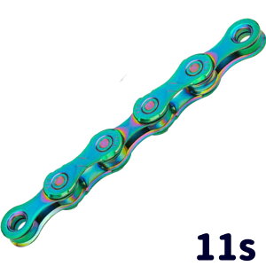 KMC X11 オーロラグリーン 11段用 チェーン シマノ、スラム、カンパニョーロ対応 118L